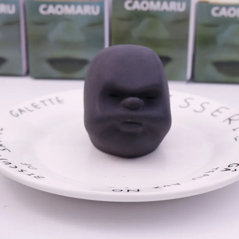 Black hee Мягкие шарики для лица человека, игрушки, различные игрушки для лица, волнистый шар из смолы, расслабляющая кукла, забавные гаджеты, игрушка для снятия стресса для взрослых - Цвет: Black hee