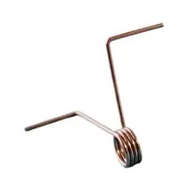 Pack of 5 Pieces Angled Small Industrial 4 Coils Torsion Spring Wire Dia 1.0mm Outer Diameter 9mm Hardware