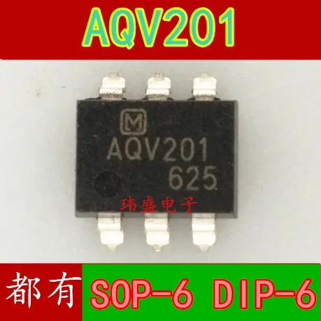5 шт./лот AQV201 лапками углублением SOP-6 Высокое качество