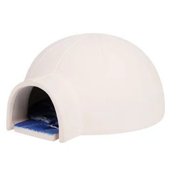 

Small Animal Pet House Adorable Ceramic Nest Hideout Hut Cage for Cooling