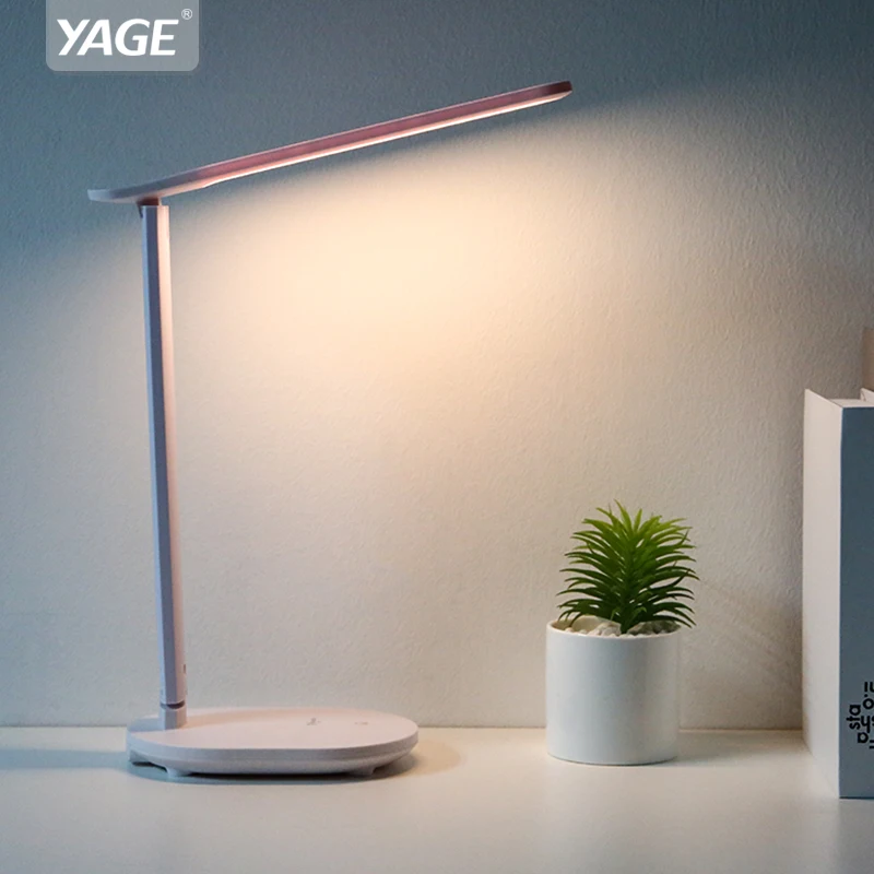 

3 Light Colors Rocker Table Lamp Adjustable Brightness Lamps Table 28pcs Led Table Lamp USB 1200mAh Rechargeable Led Desk Lamp