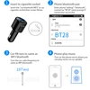 KORSEED 3.6A cargador rápido USB Kit de coche Bluetooth transmisor FM modulador Audio música reproductor Mp3 teléfono inalámbrico manos libres Carkit ► Foto 2/6