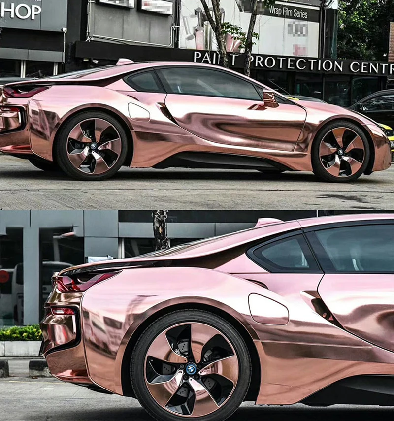 Rose Gold Chrome Vinyl Film Sticker-7