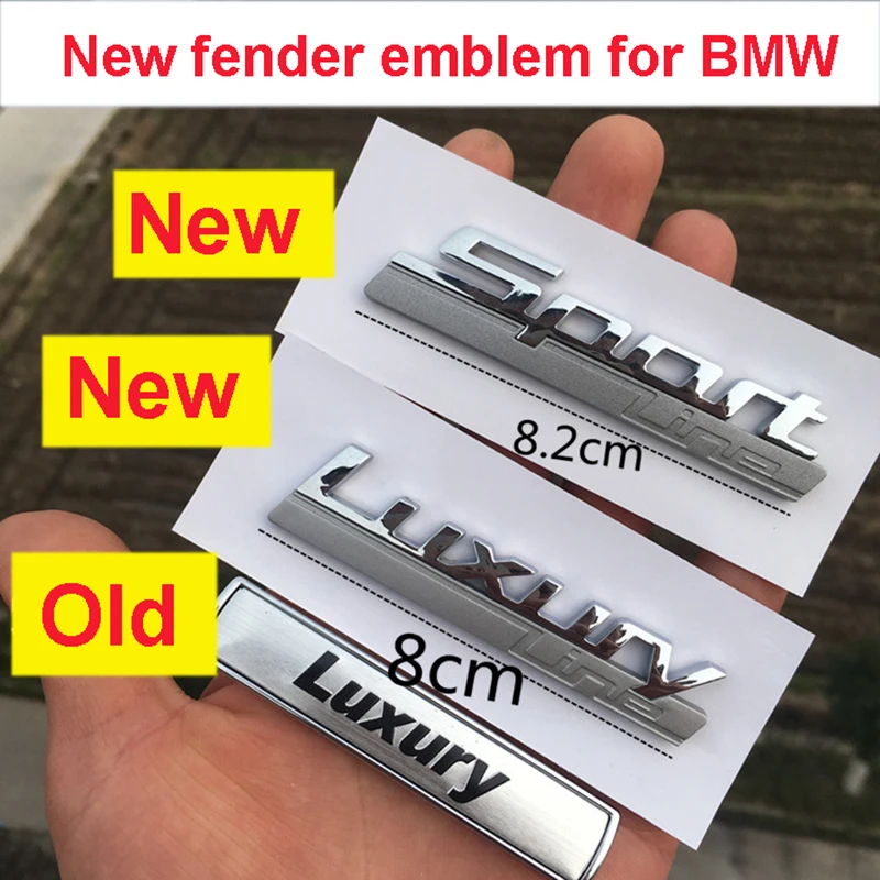 Новая роскошная Спортивная эмблема крыла для BMW 730 740 750 750Li городской современный M