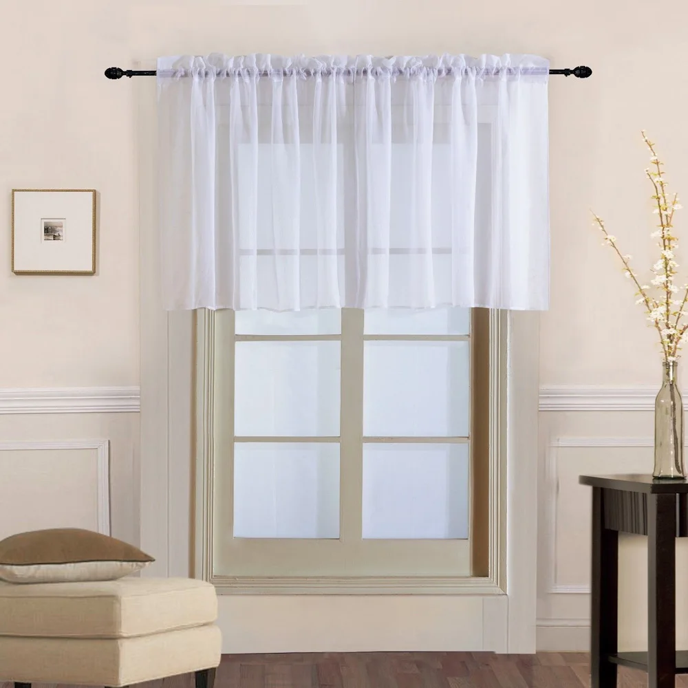short drapes for windows