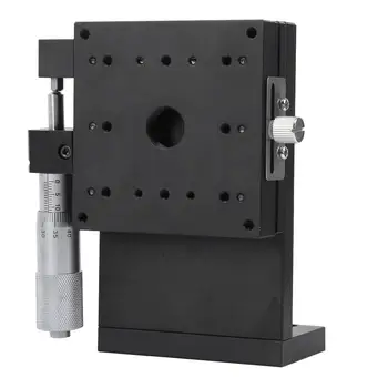 

Z SEMZL80-AS Micrometer Trimming Platform Manual Slide Table Cross Roller Bearing Vertical Z Linear Stage 80*80mm