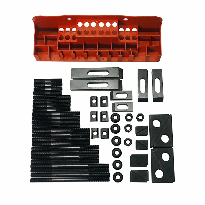 58 шт. набор зажимов для фрезерного станка M12 mill clamp kit vise | Инструменты