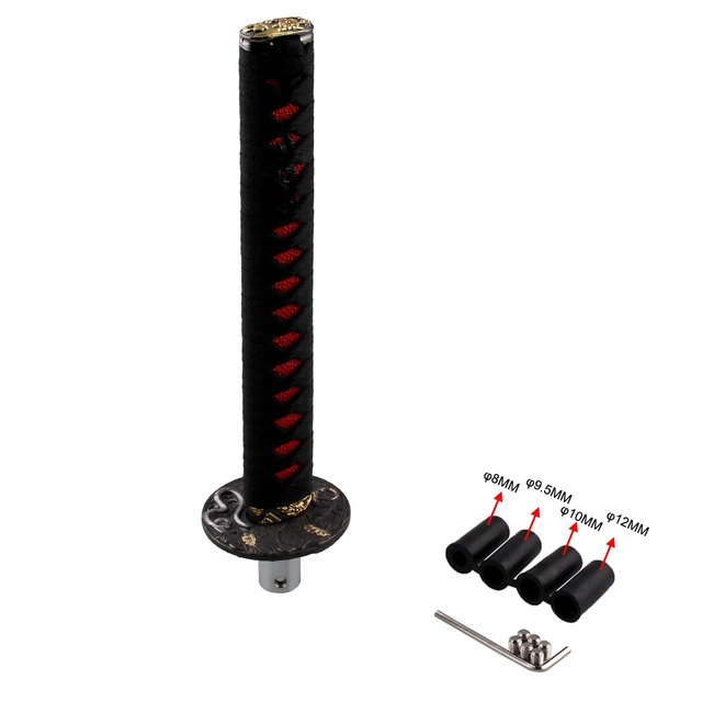 200MM/300MM JDM Katana Samurai Sword Shift Knob Shifter With Adapters Gear Shift knob car accessories