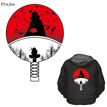 

Prajna NARUTO Anime Stickers Iron on Patches For Clothing DIY Uchiha Clan Badge T-shirt Jacket Grade-A Thermal Transfer Stickers