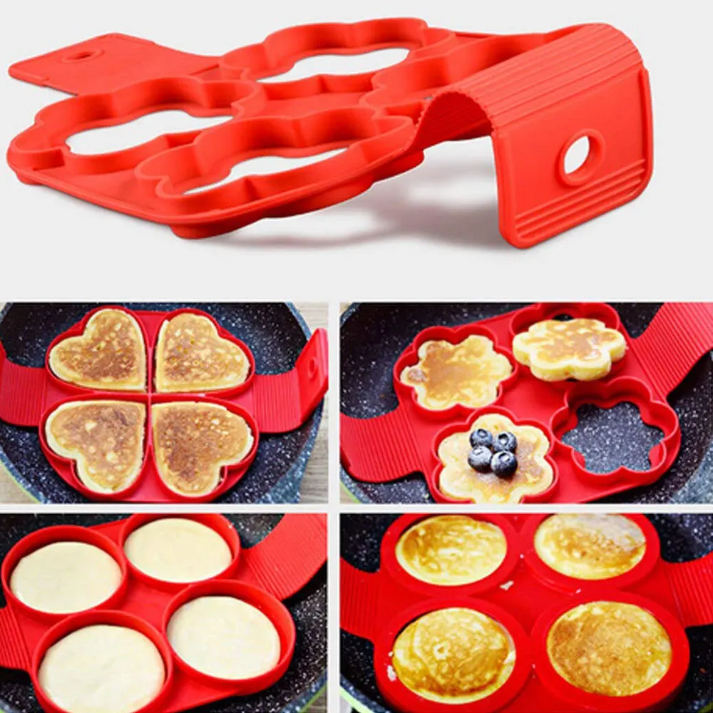 

Egg Cooker Pancake Maker Mold Egg Shaper Omelette Nonstick Cooking Tool Pan Flip Eggs Ring Mold Kitchen Gadgets Accessories