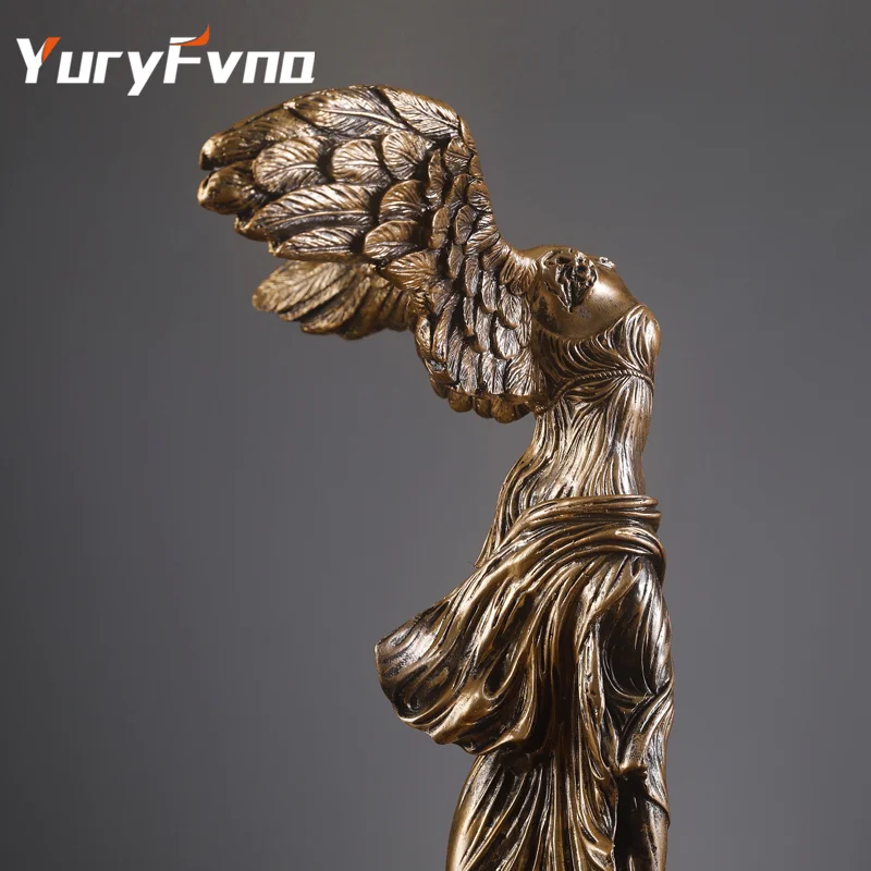 YuryFvna Modern Home Decor Accents European Style Victory Statue Sculpture Resin Goddess of Victory Handicraft Home Decoration YuryFvna Modern Home Decor Accents European Style Victory Statue Sculpture Resin Goddess of Victory Handicraft Home Decoration