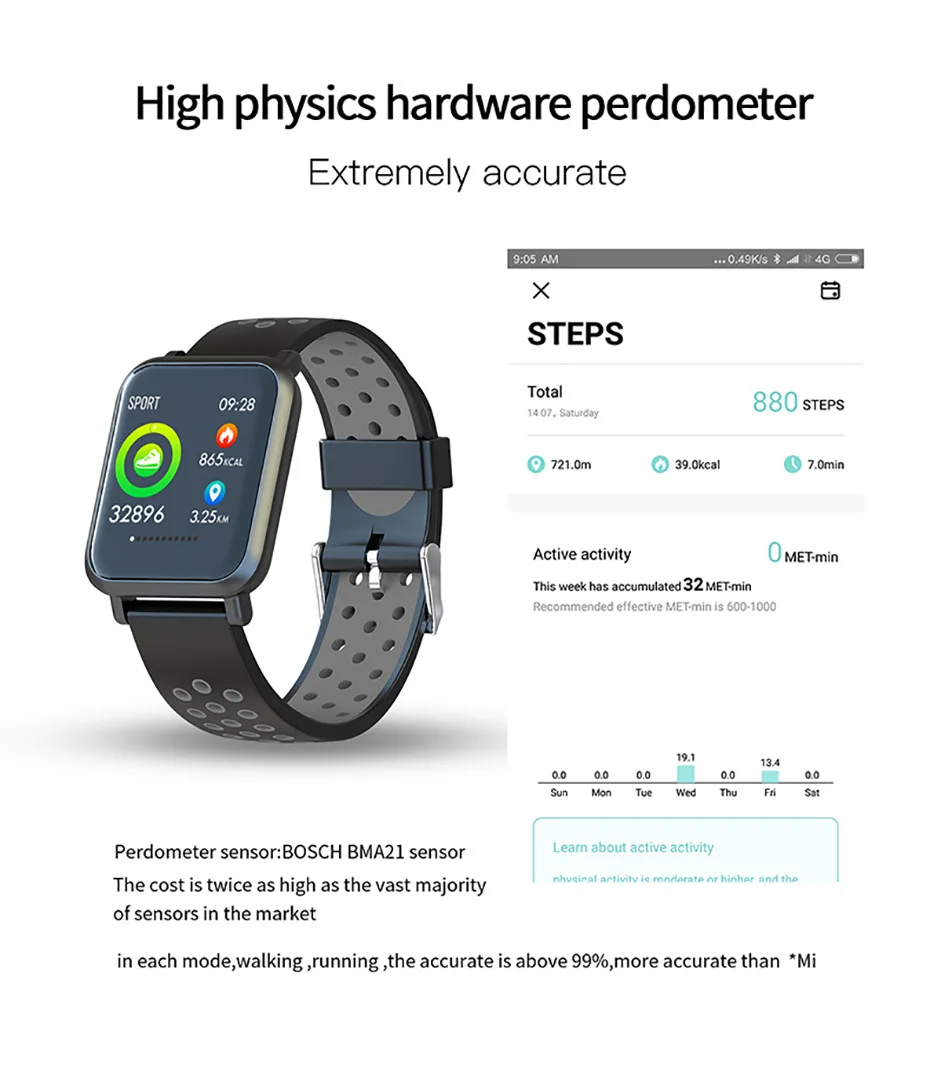 COLMI S9 Plus Smartwatch 2.5D экран Gorilla glass кровяное кислородное кровяное давление полями IP68 водонепроницаемый спортивный трекинг