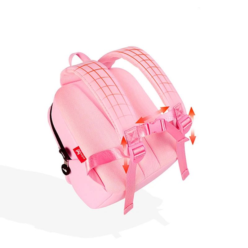 NOHOO Детский рюкзак для девочек, Детский водонепроницаемый рюкзак для детского сада, 3D мультяшный единорог, Детская Дошкольная сумка для детей 2-4 лет