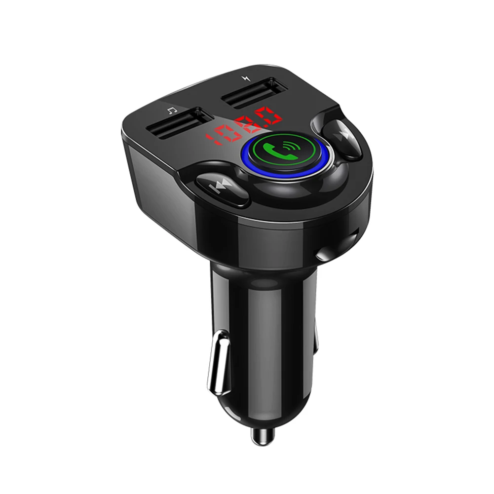 Bluetooth Автомобильный MP3-плеер встроенный двойной usb порт Bluetooth fm-передатчик с микрофоном зарядный кабель Handsfree автомобильный mp3