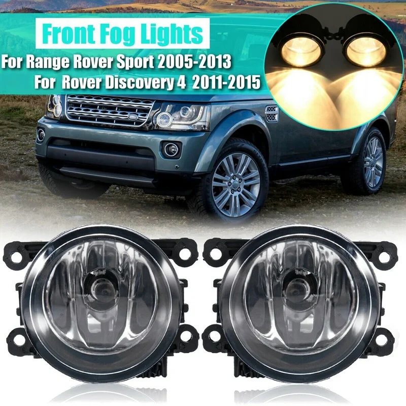 1 пара передний бампер противотуманный светильник с лампами для Land Rover Range / LR2 LR4