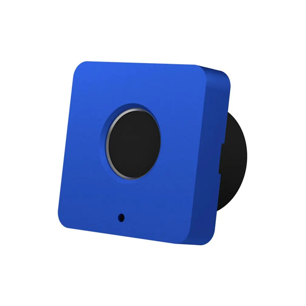 square type blue Полупроводниковый замок для ящика без ключа с отпечатком пальца, комбинированный замок с отпечатком пальца, панель из алюминиевого сплава - Цвет: square type blue