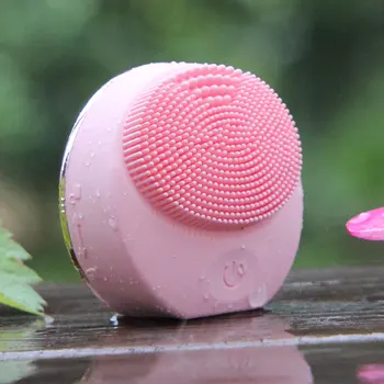 

2020 New arrival Mimi Facial Cleansing Brush Electric Facial Massager Silicone Brush Cleaner Sonic Vibration Deep Pore Cleaning