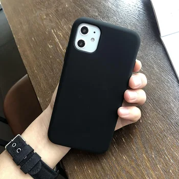 

TPU Phone Case For iphone 11 pro max x xs max xr 8 7 6 6s plus black cover