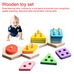 Головоломка, деревянные игрушки для детей, Мультяшные головоломки, развивающие игрушки для детей