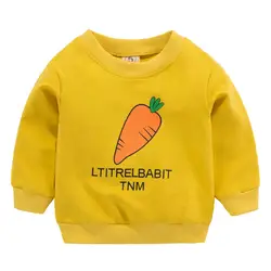 Новое поступление 2019 года, свитшоты для маленьких мальчиков и девочек весенне-осенний Детский свитер с длинными рукавами детская одежда