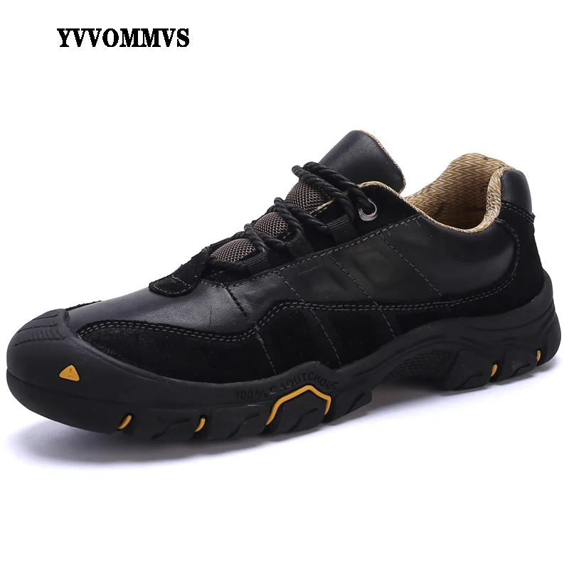 

Men's outdoor shoes new spring and autumn Mountain climbing on foot travel Non-slip waterproof Fashion casual sports sneakers