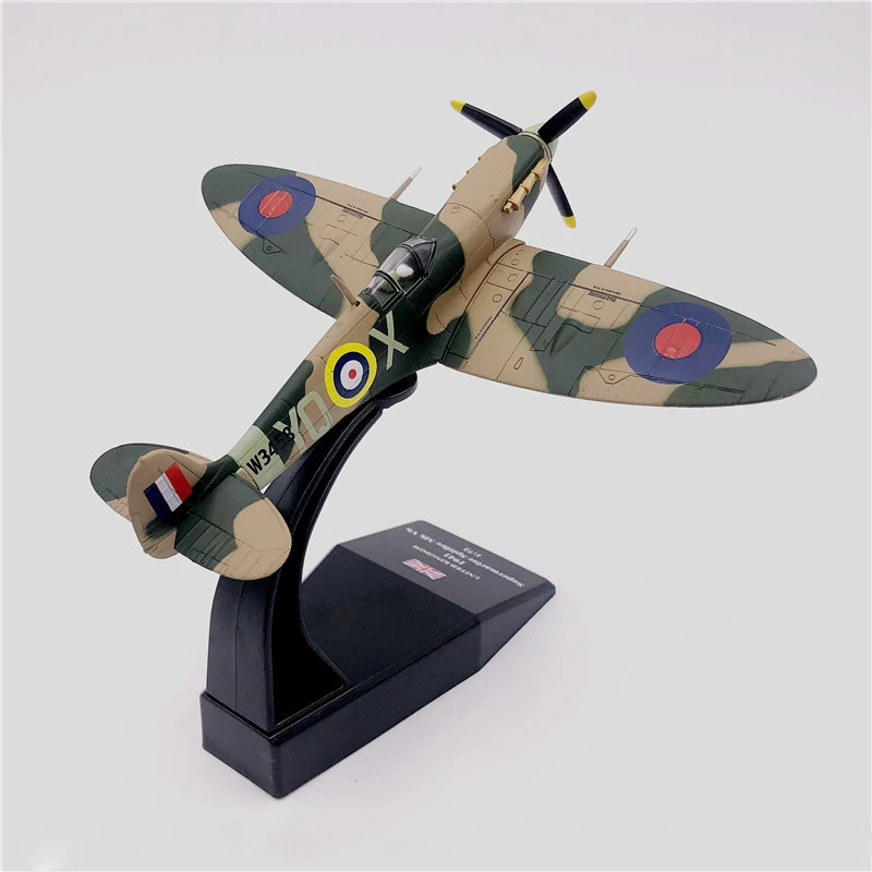 1/72 WW2 Allied Plane британский истребитель Spitfire литья под давлением пластиковая модель готовая Коллекция украшения со стентами