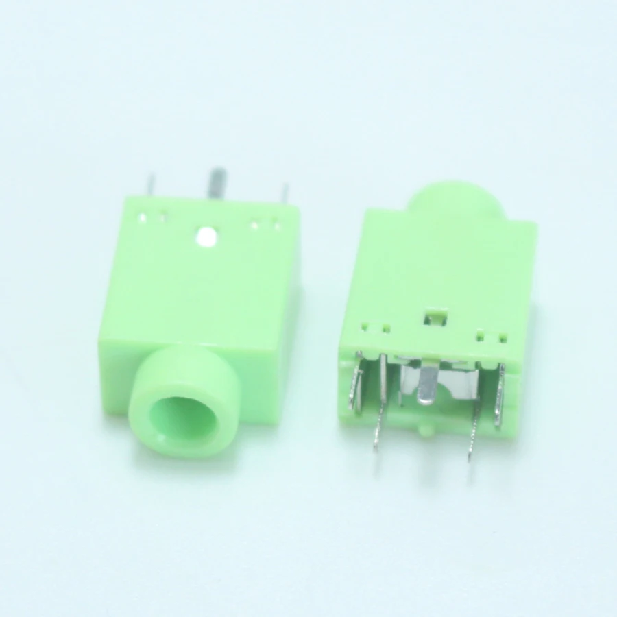 4pcs 3.5mm Female Audio Connector 5 Pin DIP Headphone Jack