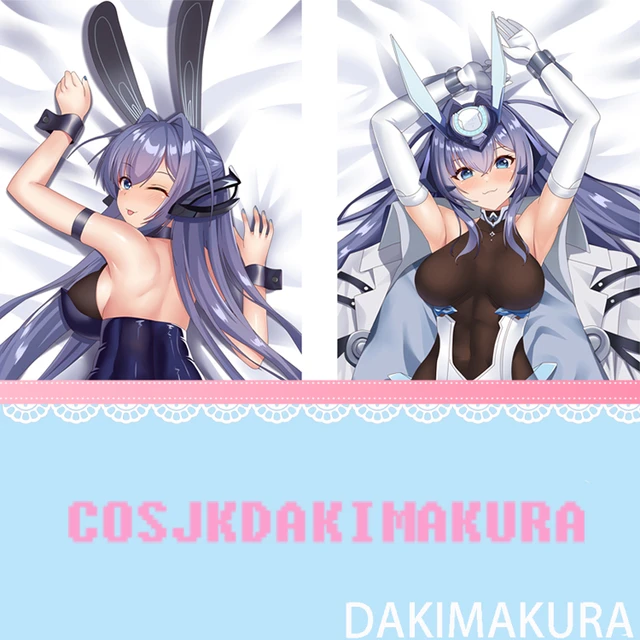 Game Azur Lane USS NEW JERSEY Bunny Girl Dakimakura 2WAY Hugging Body  Pillow Case Japanese Anime