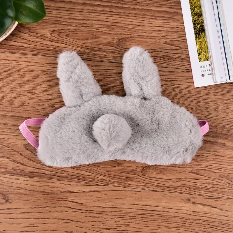 Koala/bunny Cartoon Sleep Eye Mask Nap Plush Eye Shade Bandage Rest Travel Relax Sleeping Aid Blindfold Ice Cover Eye Patch - Цвет: 1