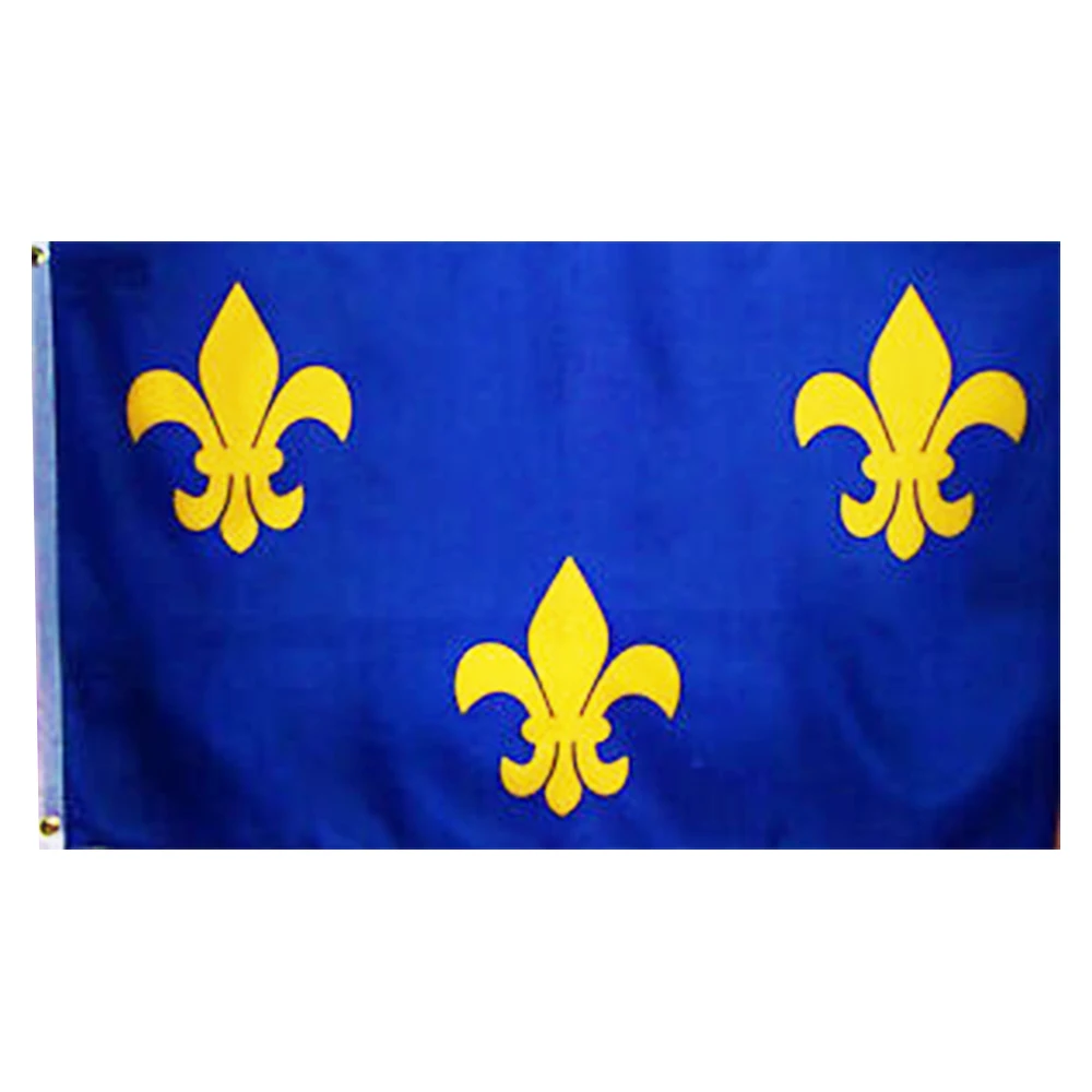 3'X5' Flag Banner France Region Lorraine Brass grommets 90*150cm 