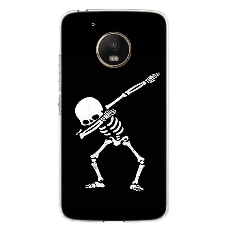 TW059-3 Страшный череп Marbel жуткий чехол для телефона для Motorola Moto G7 G6 G5S G5 E4 Plus G4 E5 Play power EU Подарочный чехол с рисунком - Цвет: TW059-3