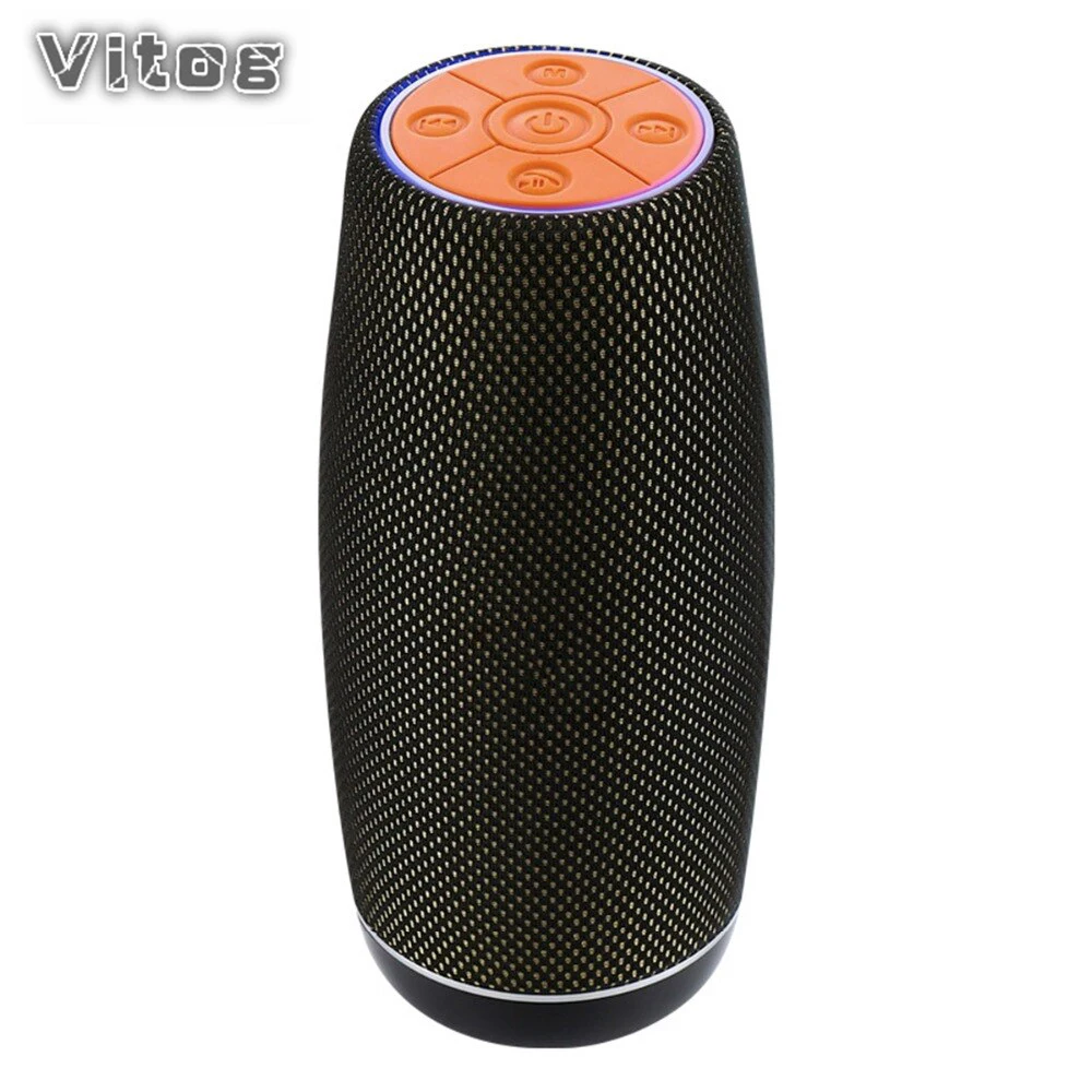 Беспроводная Bluetooth Колонка VITOG TG108 портативная уличная и школьная стереоколонка с