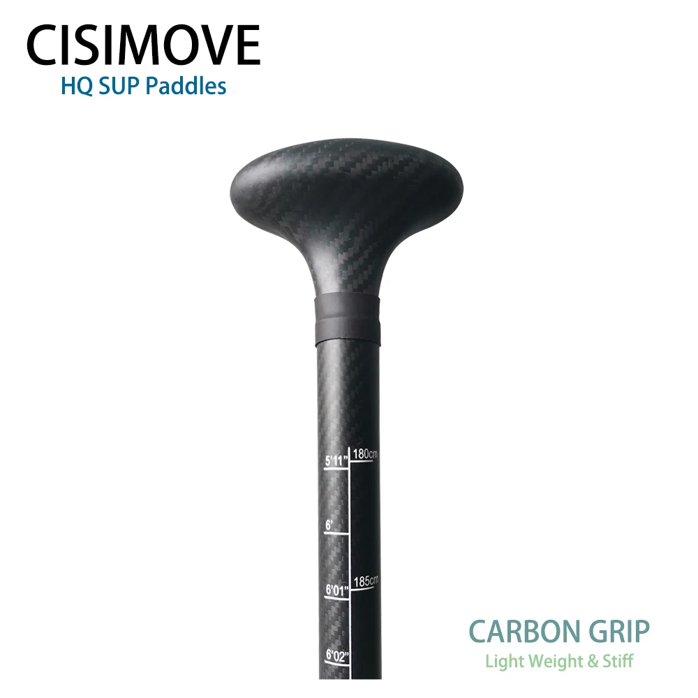CISIMOVE высокий стандарт 3 шт. Регулируемый карбоновый черный матовый SUP весло для SUP доска