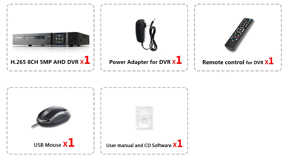 6 в 1 H.265 5MP AHD DVR NVR XVR CCTV 8Ch 1080P 4MP 5MP сетевой гибридный видеорегистратор безопасности ip-камера Onvif Coxial контроль P2P