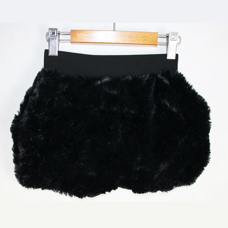 Плюшевая Мини-Юбка Для Женщин, зимняя теплая Женская юбка из искусственного меха, юбки для танцев на бедрах, юбки для вечеринок, коричневый, черный, розовый, белый, хаки, черный