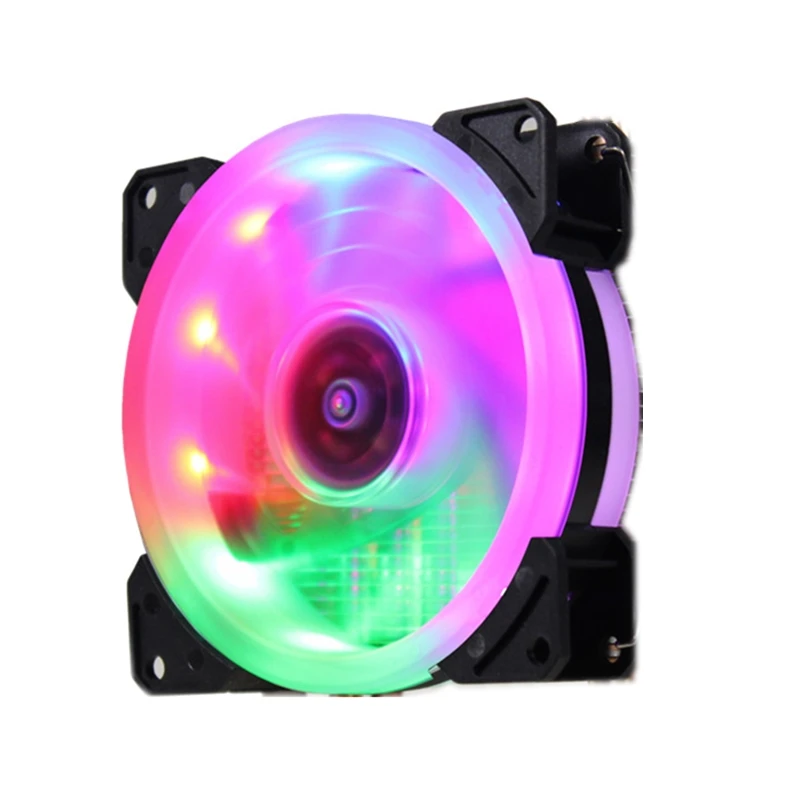 Только один вентилятор охлаждения для кулера процессора 9 см RGB светодиодный