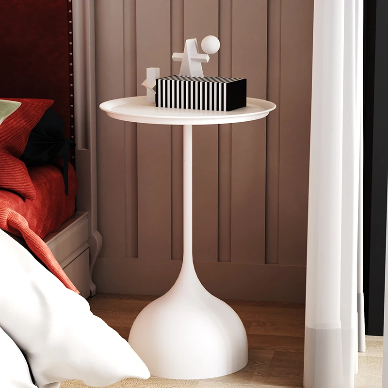 Design Feeling Bed Head Edge Iron Art Corner Modern Balcony Small Tea Table Simple Elegance Versatile Use