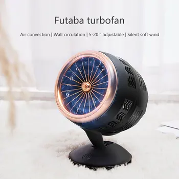 

Usb Double Leaf Turbo Mini Fan Creative Cute Mini Fan 2-Leaf Fan Cooling Fan For Office For Home For Car Use