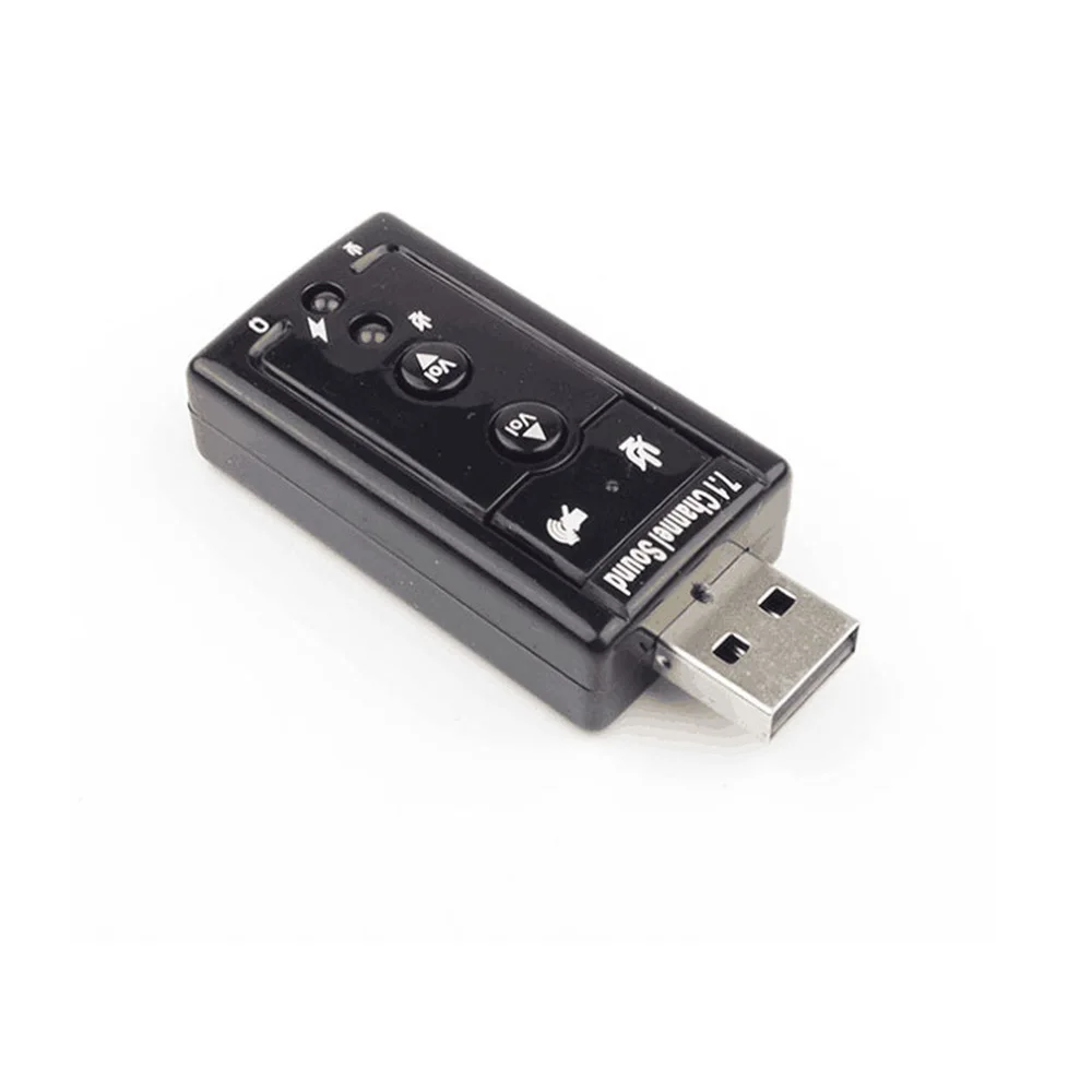 7,1 Внешняя USB звуковая карта USB к разъему 3,5 мм аудио адаптер для наушников микрофонная Звуковая карта для Mac Win Compter Android Linux