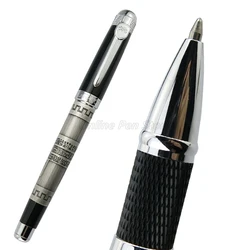 Jinhao – stylo à bille à neuf trépieds gris argent, avec coopération de bonne foi, papeterie professionnelle de bureau, outil d'écriture scolaire 
