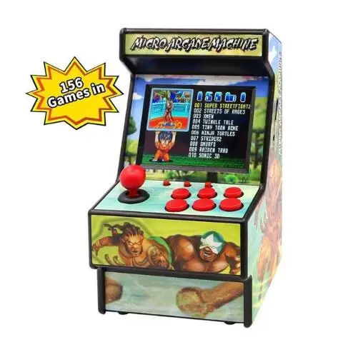 New Retro Mini Arcade Handheld Game Console 16 Bit Game Player Built-in 156 Classic Video Game Console Support TV Output 