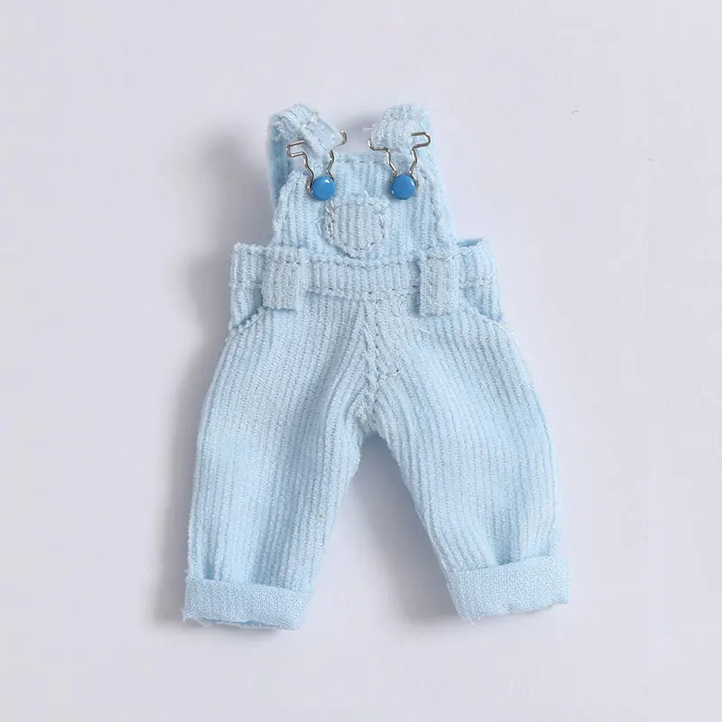 Ob11 baby trousers denim trousers 1/12 bjd doll clothes GSC merlot pig corduroy trousers Mini Obitsu 11 doll Accessories - Цвет: 5 only trousers