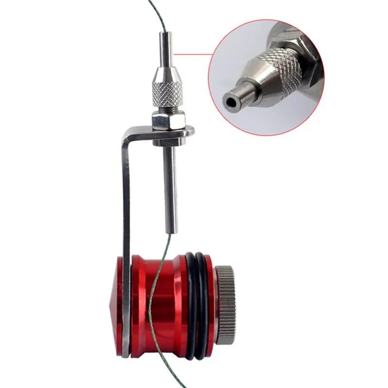

1Pc Portable Practical Fishing Bobbin Knotter FG GT RP Line Wire Knotting Tool Cable Connector Fishing Line Winder Machine