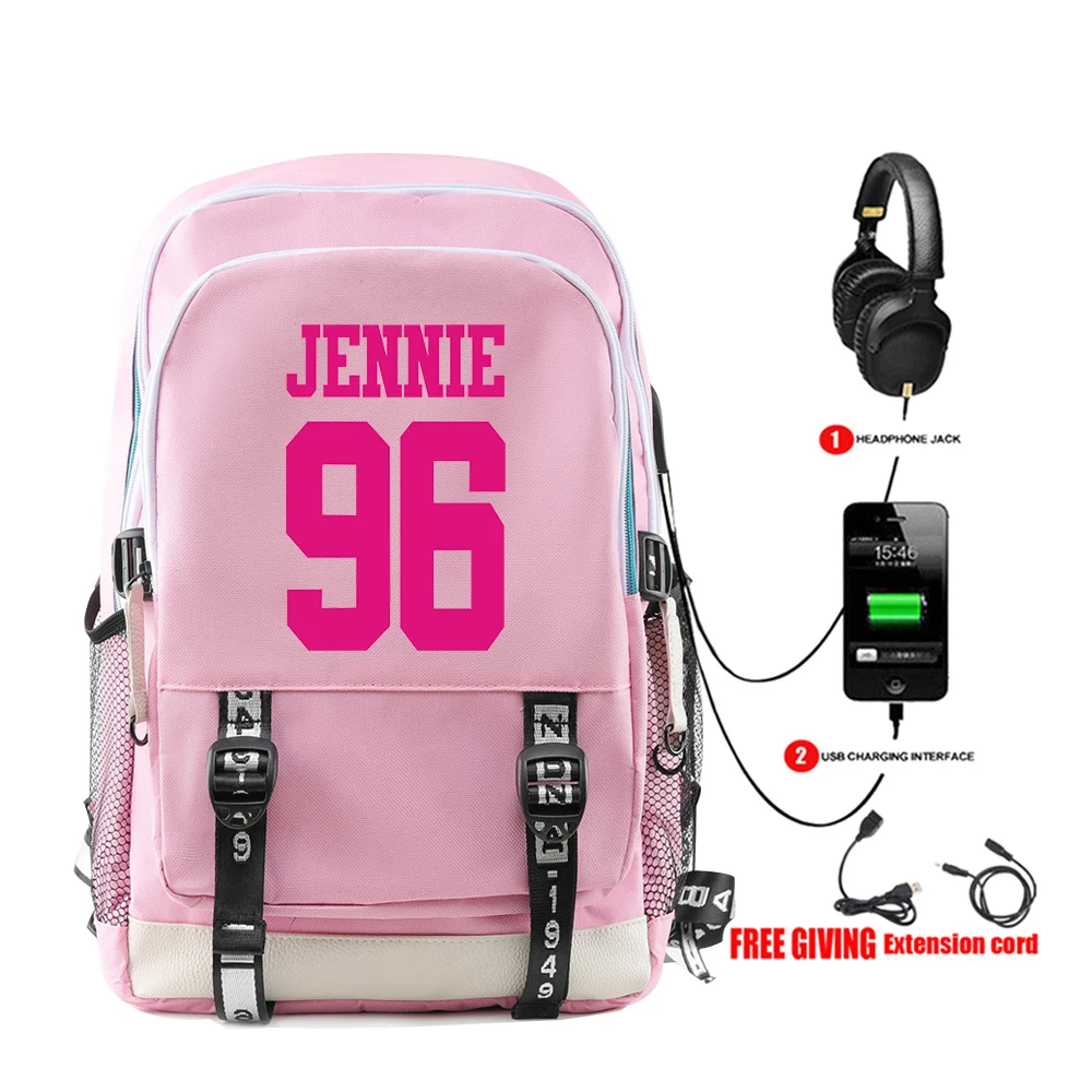 Kpop BTS сумка для женщин/мужчин мочила Harajuku usb ноутбук рюкзак змеиной кожи сумки на плечо для активной деятельности, Студенческая, для путешествий, рюкзаки, школьные сумки