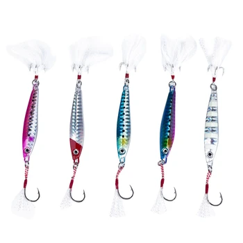 

5Pcs/Lot 30G/6.5Cm Metal Fishing Lure Spoon Jig Lure Spinner Bait Fishing Tackle Hard Bait Jigging Spinner Bait Isca
