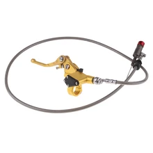 7/8 ''рычаг сцепления, гидравлического тормоза Главный цилиндр сцепления с 120 см шланг 150CC-250CC Мотоцикл Байк