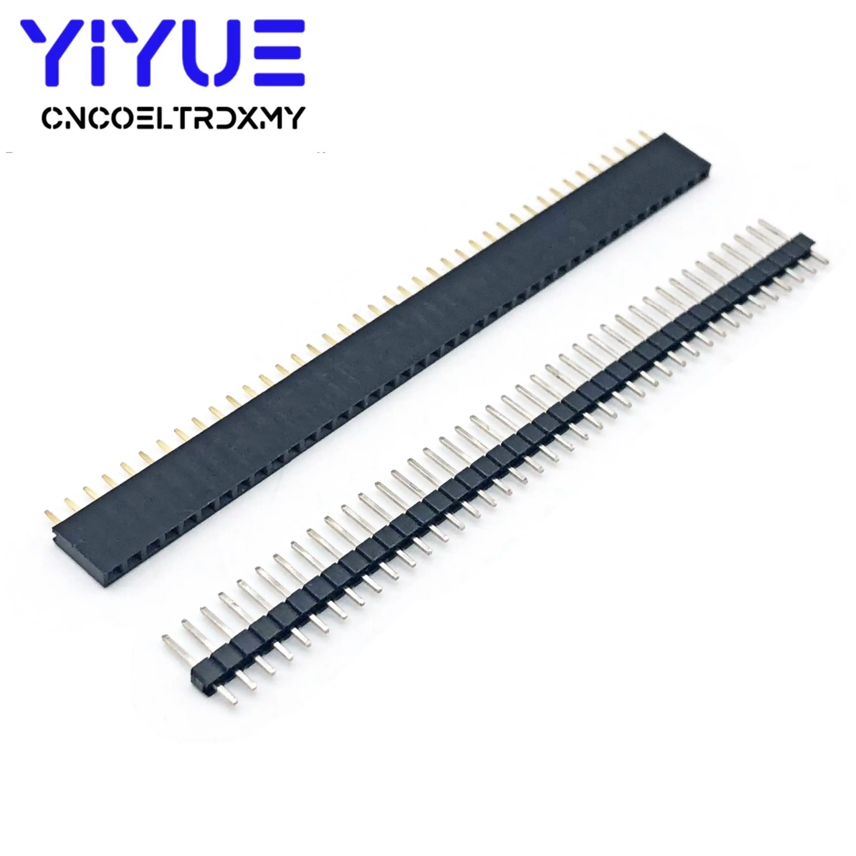 Pin Strip 2.54mm Pack 5 Pin Header 40 Way Straight 0.1 Pitch