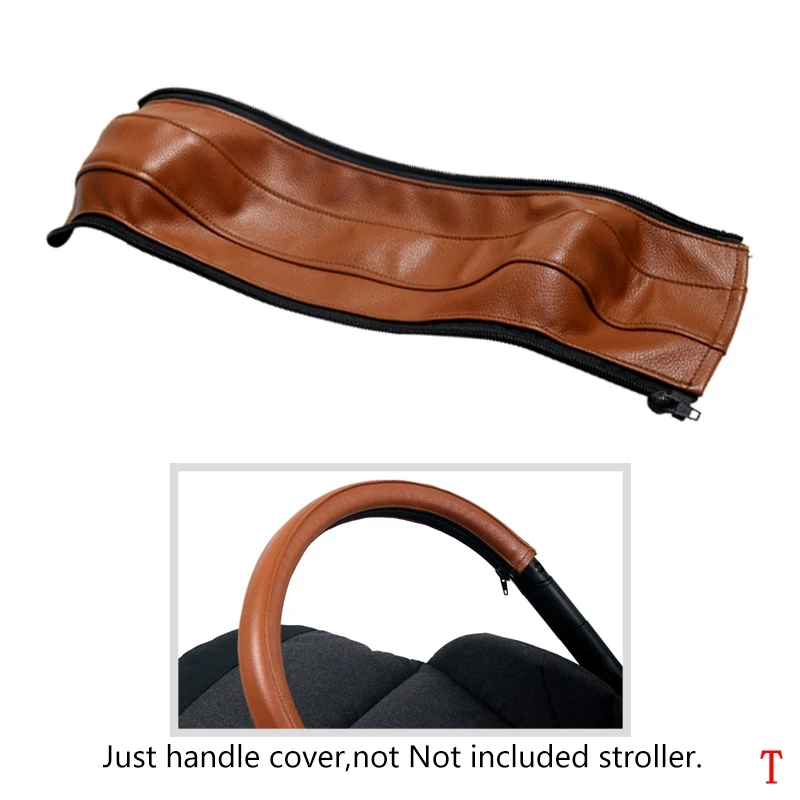 orbit baby stroller accessories	 Leather Handle Cover Suitable For  Cybex Eezy S Twist（+） 2 Stroller Pram Sleeve Case Armrest Cover Stroller Accessories Baby Strollers classic Baby Strollers