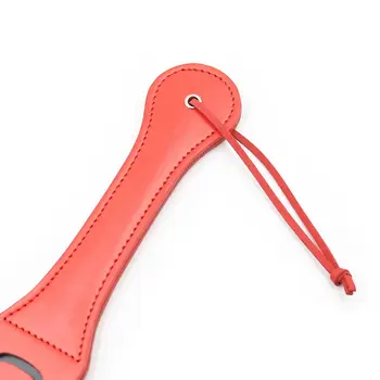 BDSM Adult Kinky Spanking Bondage Paddle SLAVE BITCH XOXO Fetish Whip Leather Riding Crop Horse Whip Pony Spanking Knout 5