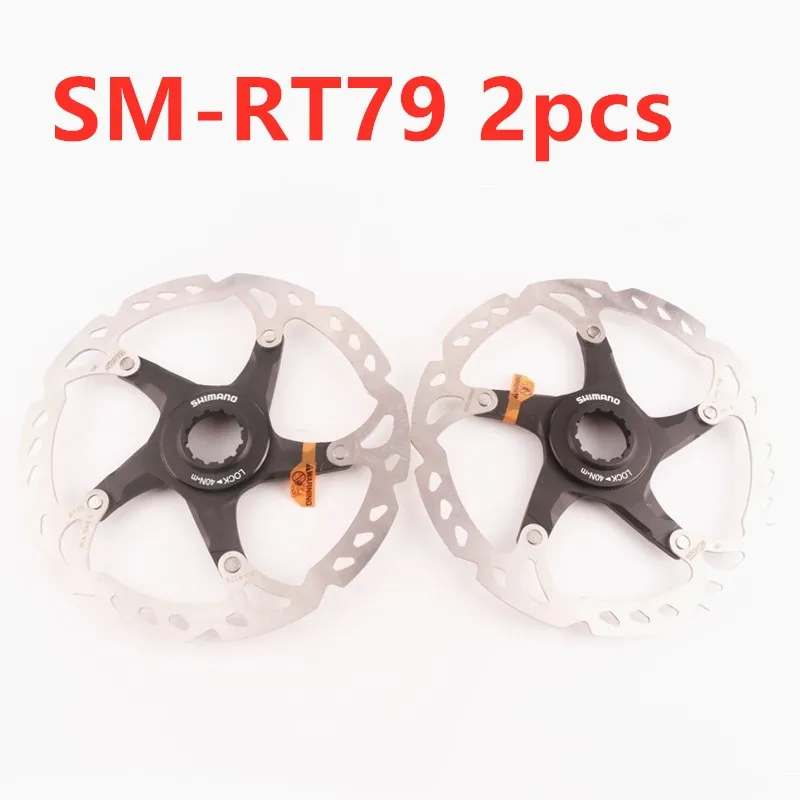 RT79 2pcs Shimano Deore XT SM-RT78 SM-RT79 диск оси Центральный замок 160 мм RT79 ротор плавающий Структура лидер 1/2 шт. роторы - Цвет: RT79 2pcs